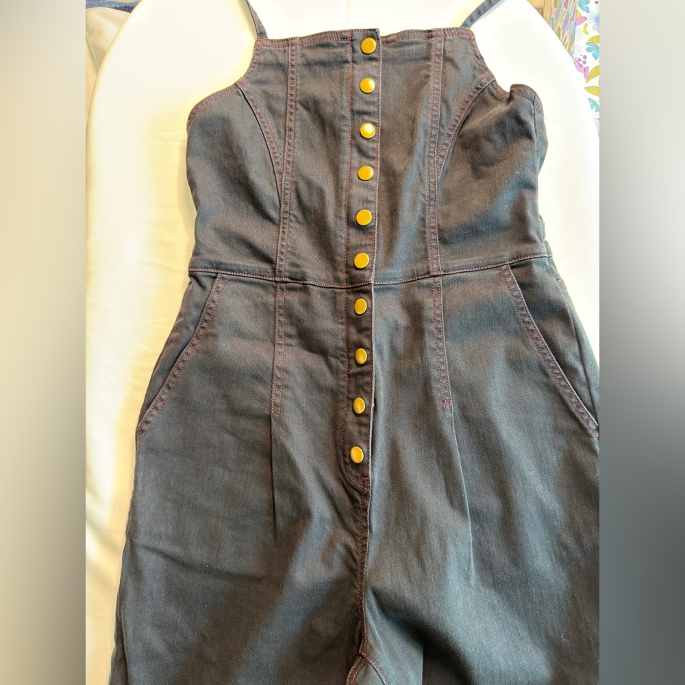 Ulla Johnson Dark Blue Jumpsuit - Picture 9 of 10